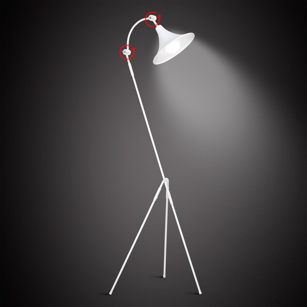 Bílá volně stojící lampa Glimte Antika White v:1196964