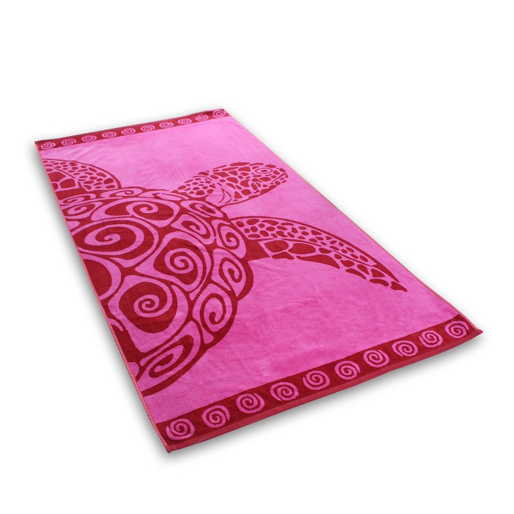 Osuška DecoKing Pink Turtle, 90 x 180 cm v:1077220