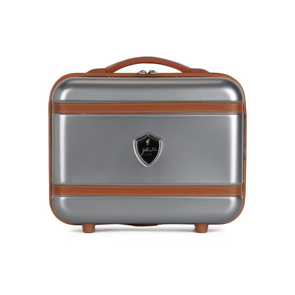 Šedý cestovní kufřík GENTLEMAN FARMER Carro Vanity Case, 11 l v:1267866