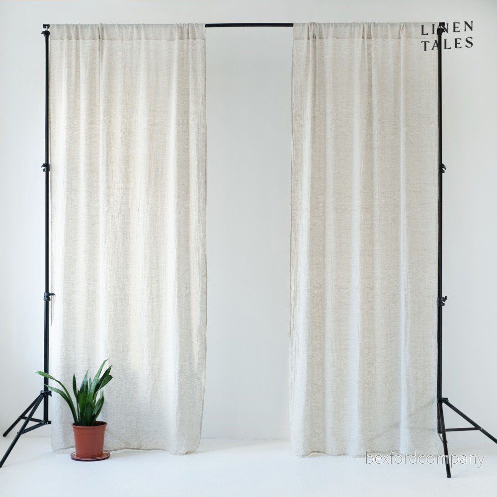 Krémová záclona 130x300 cm Daytime – Linen Tales v:1537150