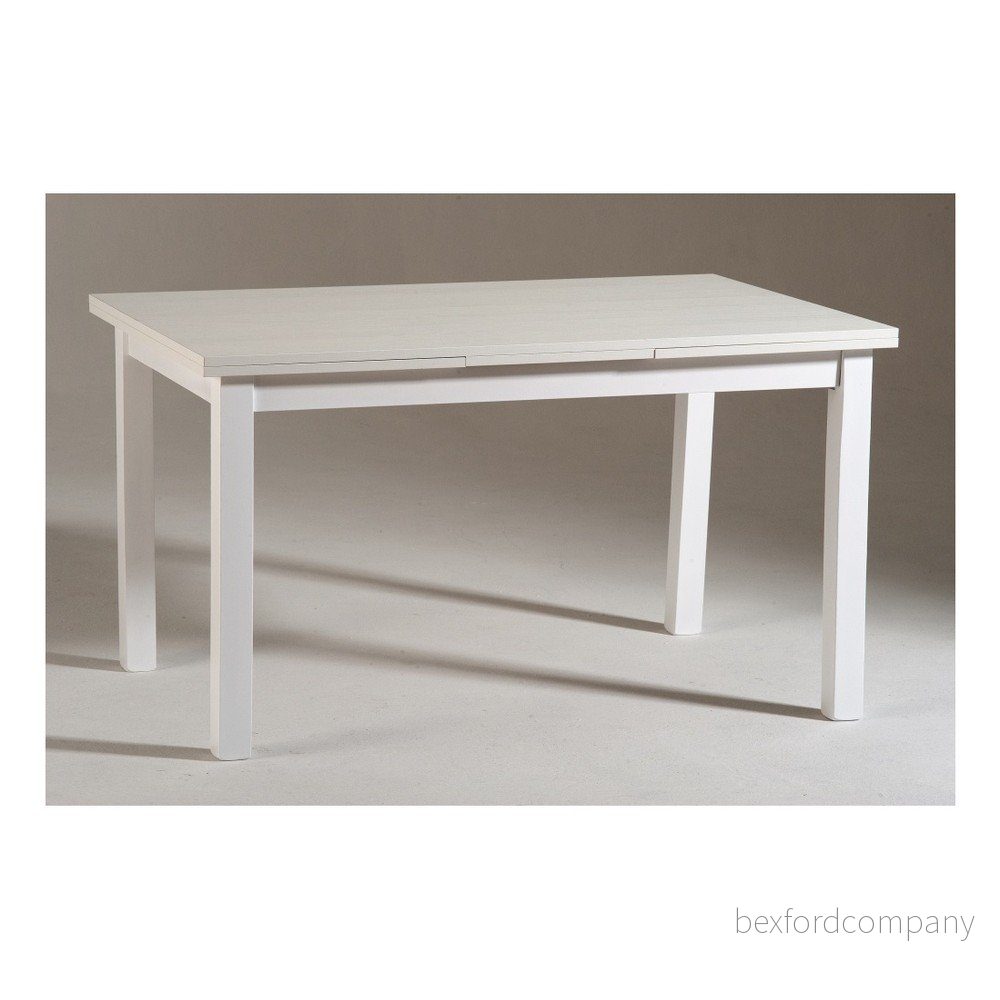 Bílý dřevěný rozkládací jídelní stůl Castagnetti Wyatt, 120 cm v:856908