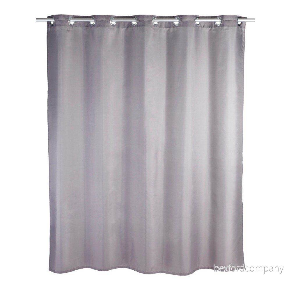Šedý sprchový závěs Wenko Comfort Flex, 180 x 200 cm v:1184830