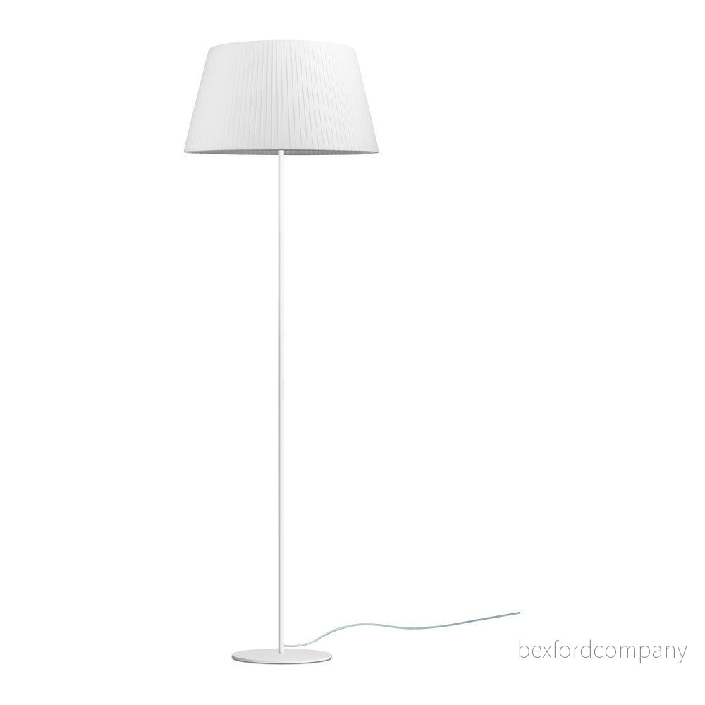 Bílá stojací lampa Sotto Luce Kami, ⌀ 45 cm v:765894