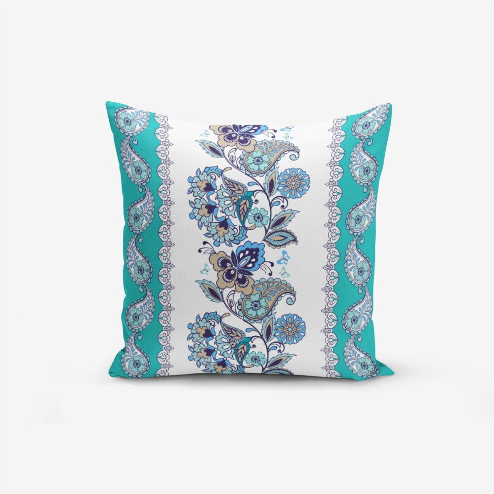 Povlak na polštář s příměsí bavlny Minimalist Cushion Covers Blue Cami Cinisi, 45 x 45 cm v:1166604