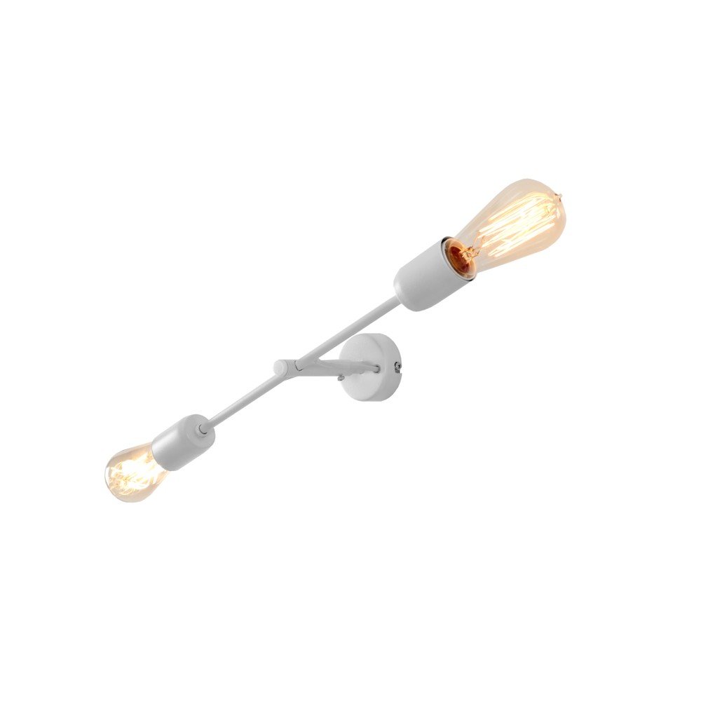 Bílá nástěnná lampa pro 2 žárovky Custom Form Twigo, šířka 43 cm v:935002 Bílá nástěnná lampa pro 2 žárovky Custom Form Twigo, šířka 43 cm v:935002