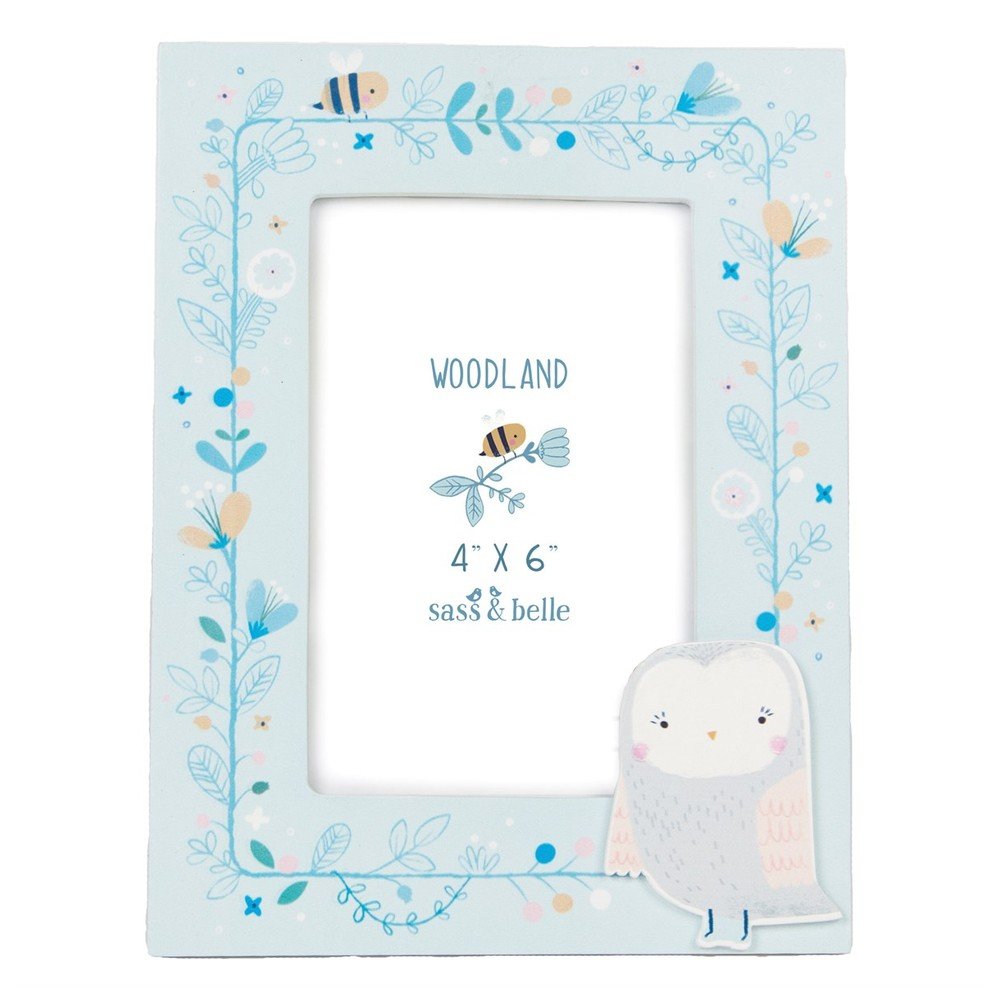 Modrý rámeček na fotografie Sass & Belle Owl Woodland v:721028