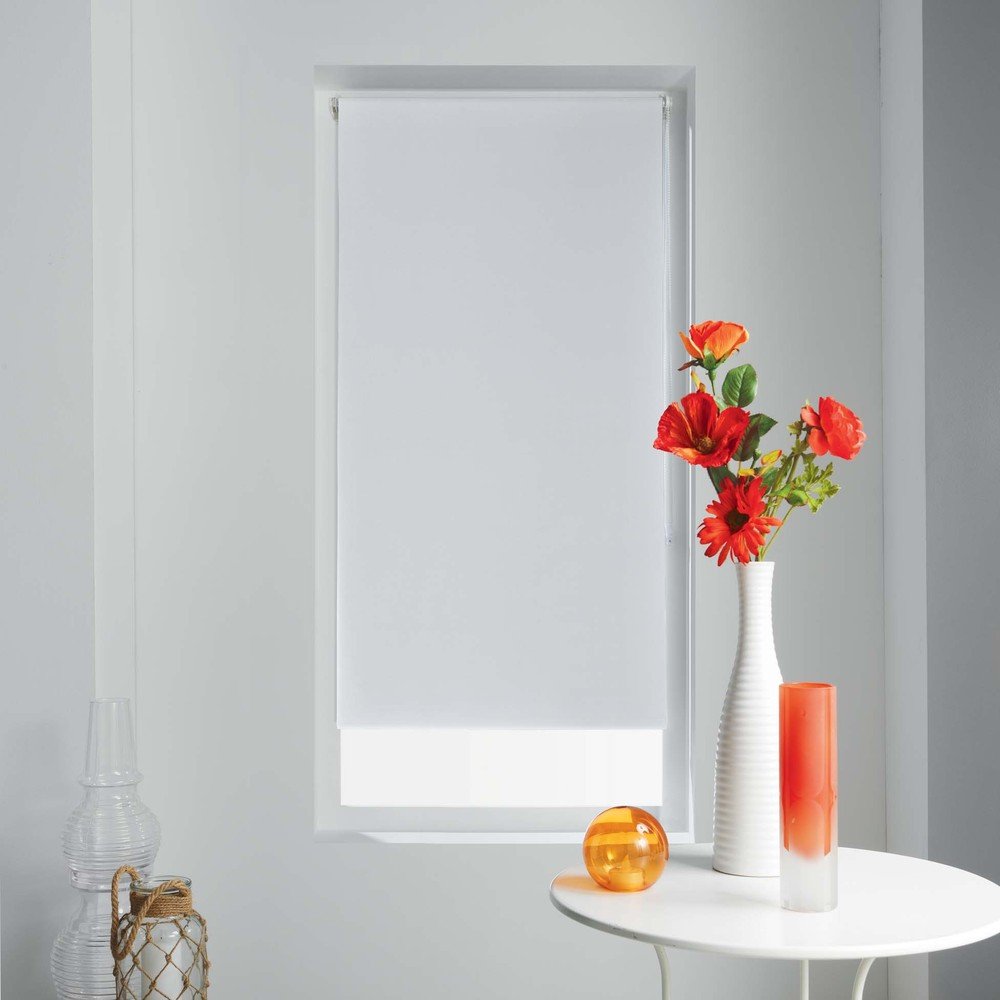Bílá textilní roleta 90×180 cm Occult – douceur d’intérieur v:1631398