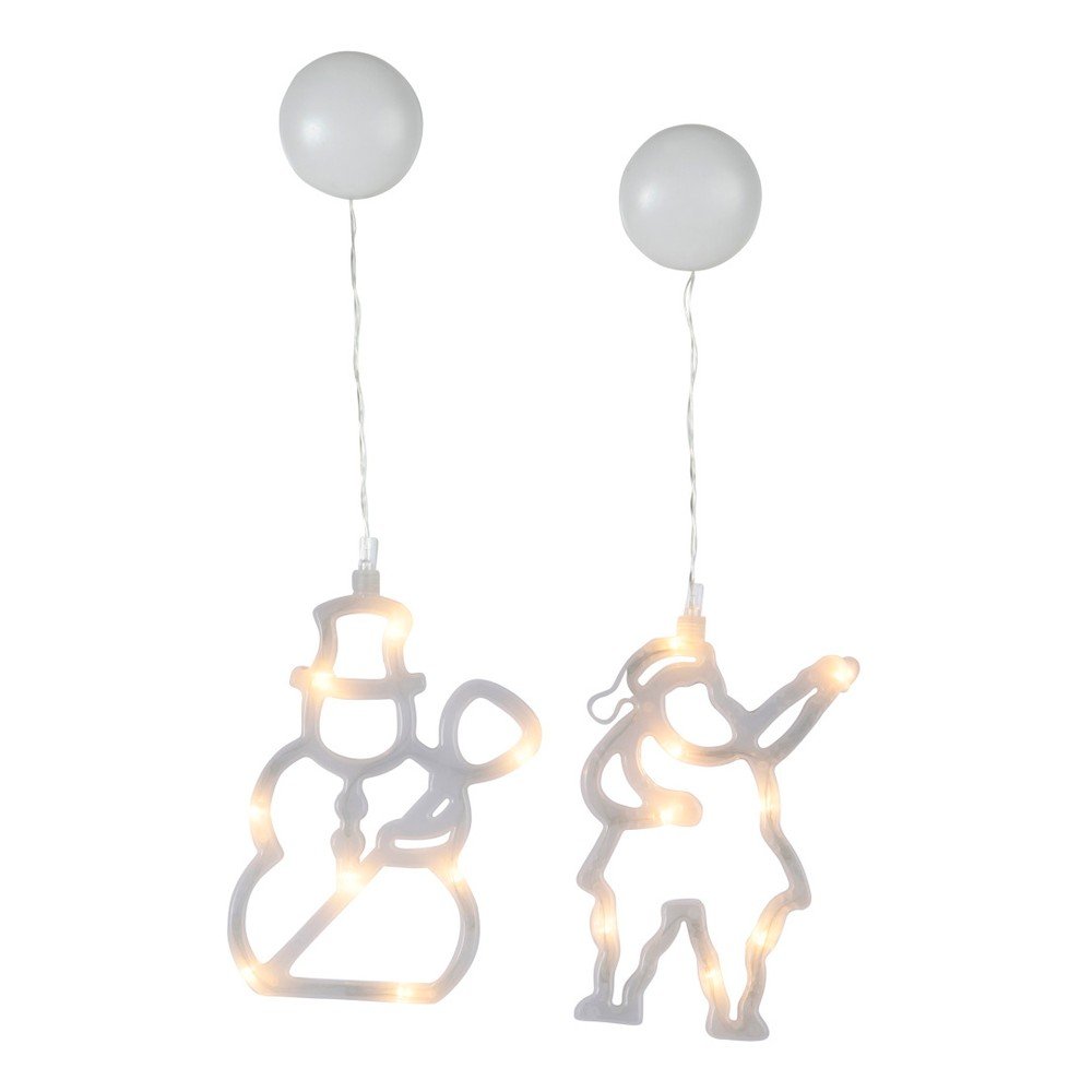 Sada 2 svítících LED dekorací Best Season Silhouettes v:928896