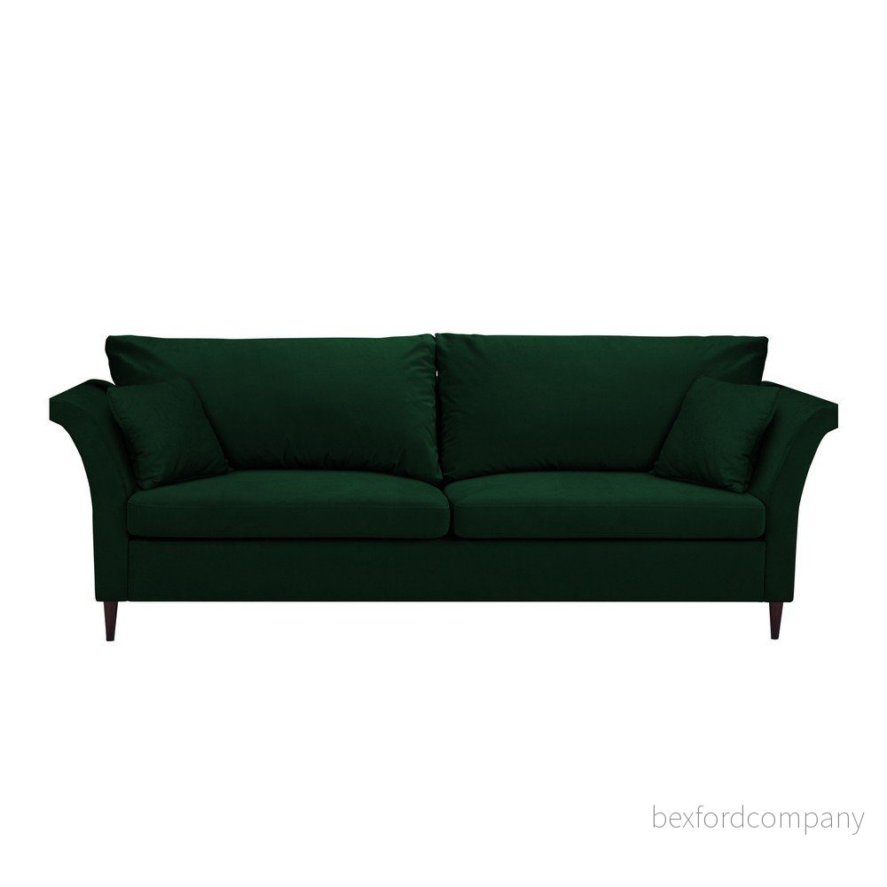 Zelená rozkládací pohovka s úložným prostorem Mazzini Sofas Pivoine v:1202204