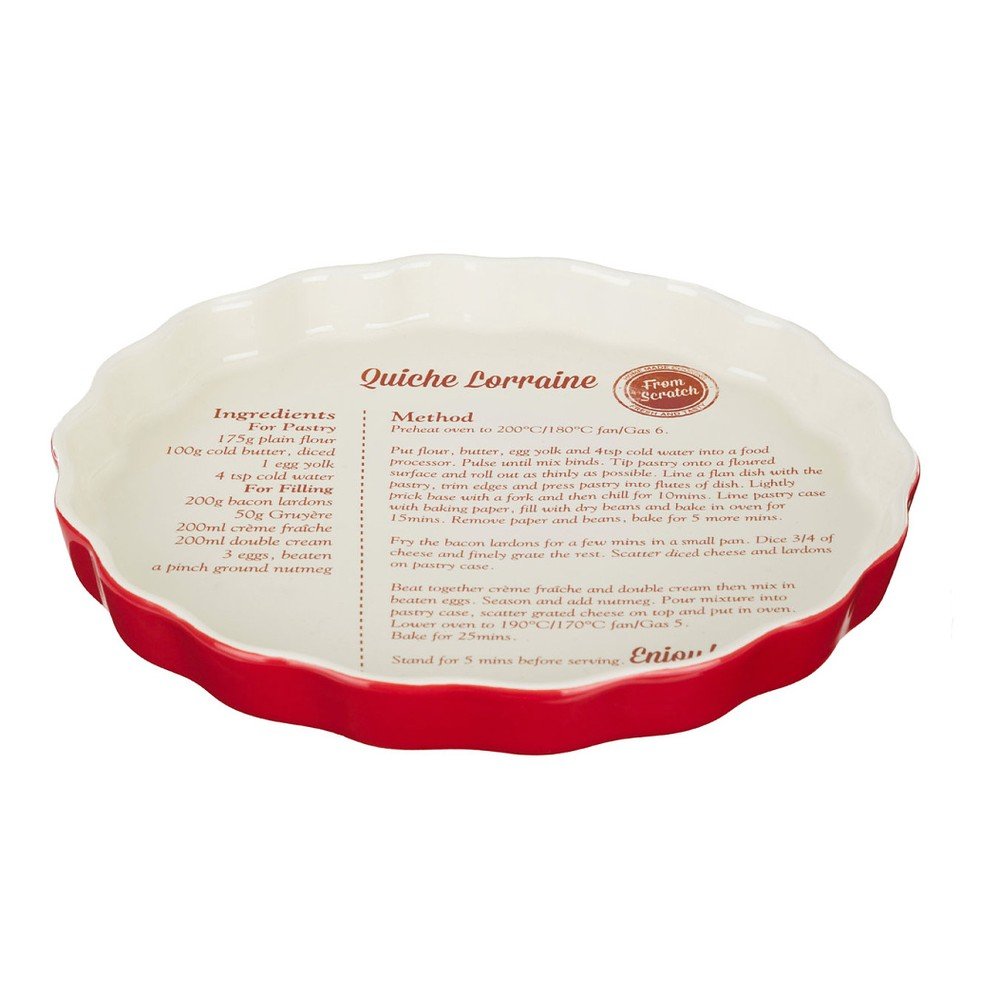 Kameninová pečicí forma s receptem na quiche Premier Housewares From Scratch, , ⌀ 24 cm v:835926