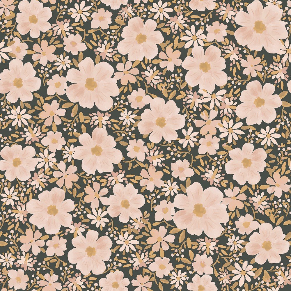 Dětská tapeta z netkané textilie 10 m x 50 cm Night Flowers – Lilipinso v:1691966