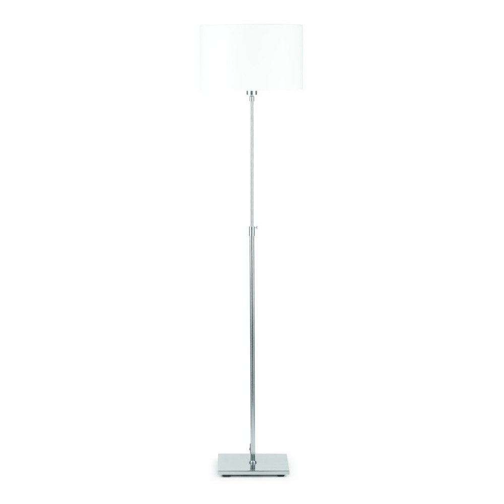 Šedá volně stojící lampa s bílým stínidlem Citylights Bonn v:1237984