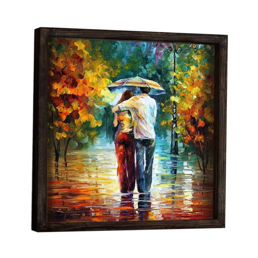 Nástěnný obraz Fall Walk, 34 x 34 cm v:1285660