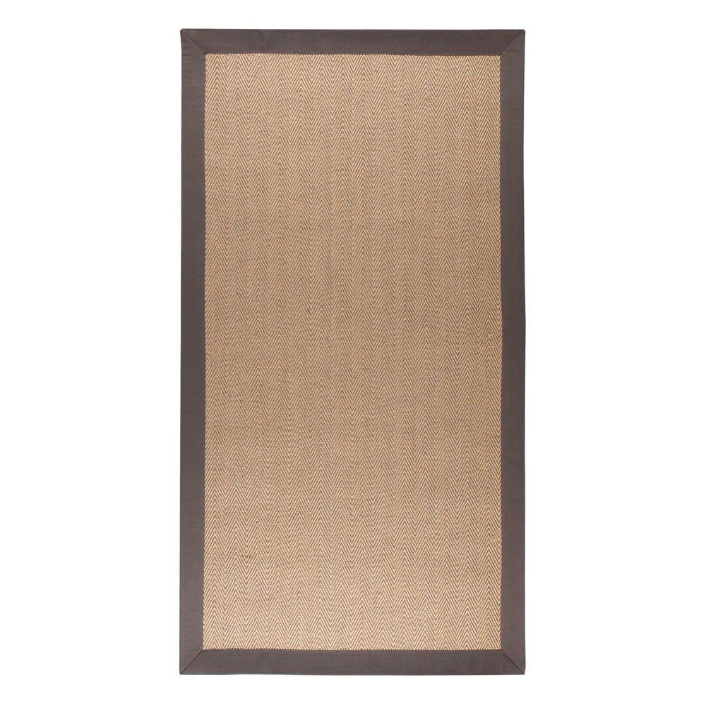 Hnědo-šedý jutový koberec Flair Rugs Herringbone, 160 x 230 cm v:1365775