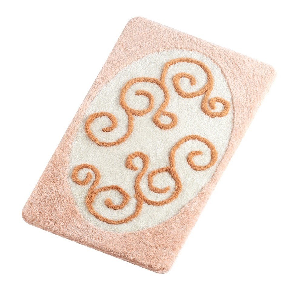 Světle růžová koupelnová předložka Dore Bath Mat Cermo, 60 x 100 cm v:1156388