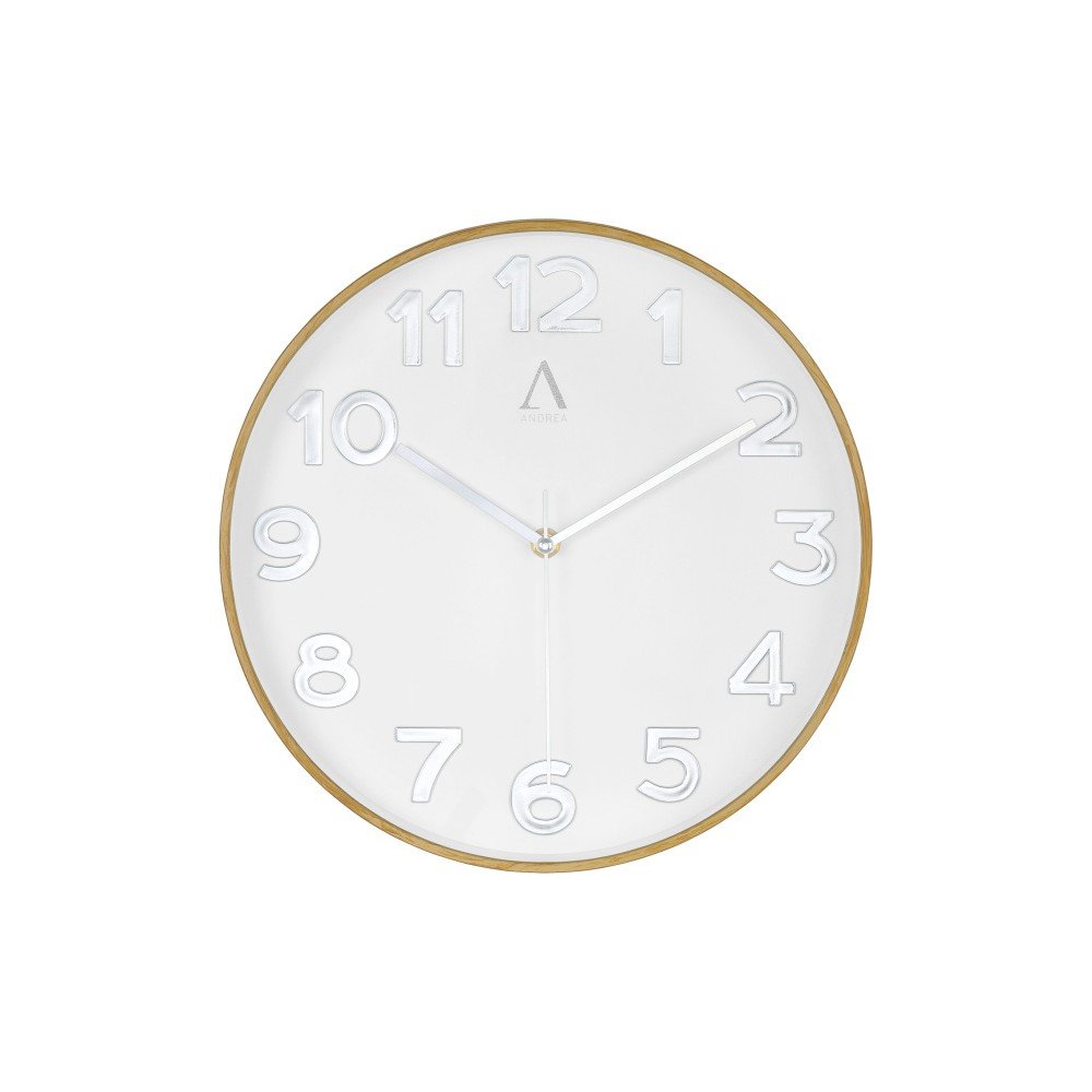 Nástěnné hodiny Andrea House Oakwood, 30 cm v:838768