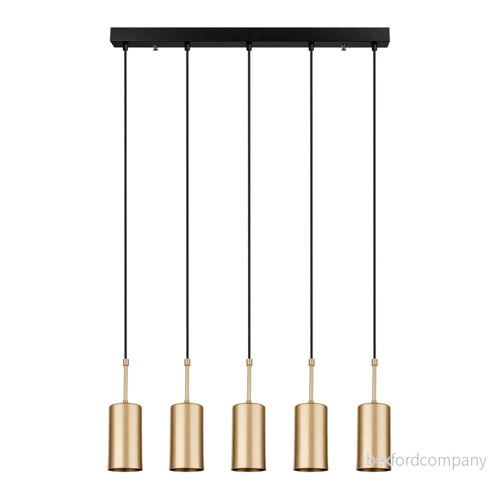 Závěsné svítidlo ve zlaté barvě Squid Lighting Geo, výška 120 cm v:1441707