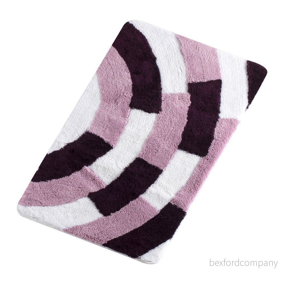 Fialová koupelnová předložka Verge Bath Mat Hurto, 60 x 100 cm v:1156398