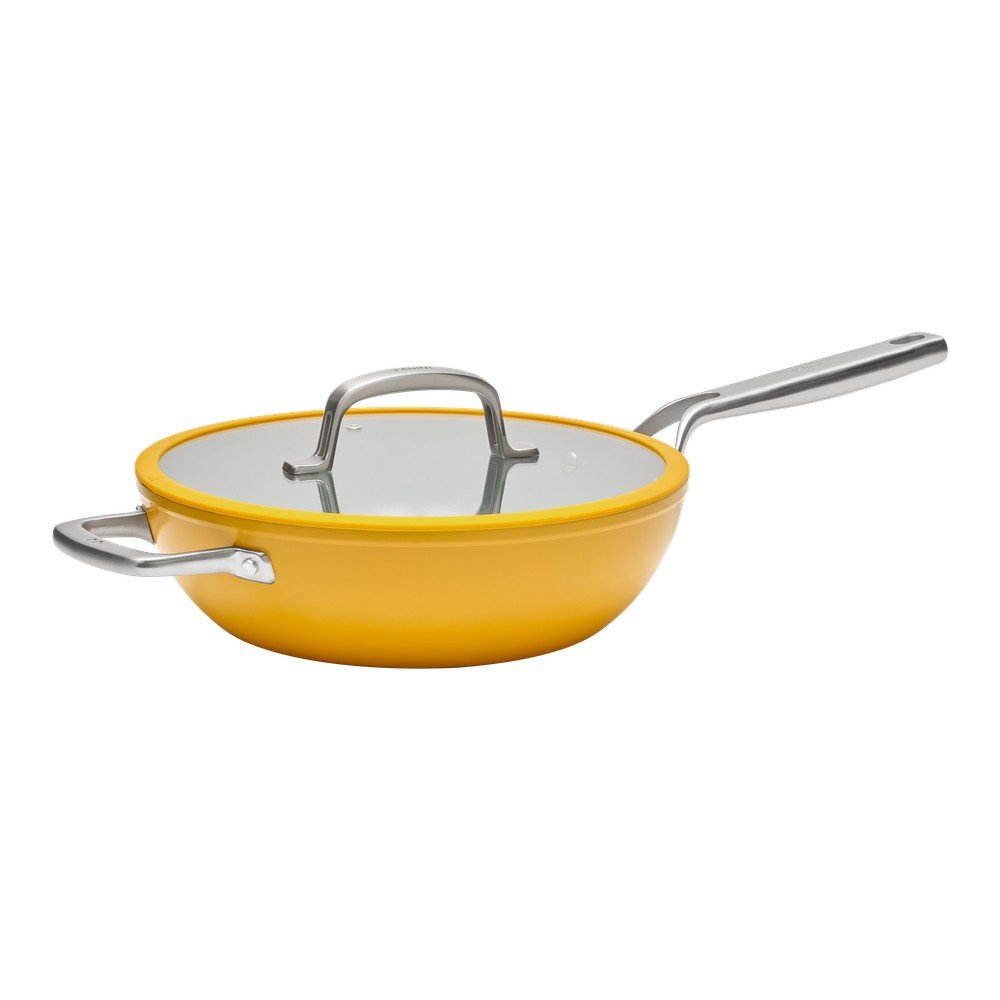 Wok pánev s poklicí/s keramickým povrchem ø 28 cm Meda 3.0 – FABINI v:1785702