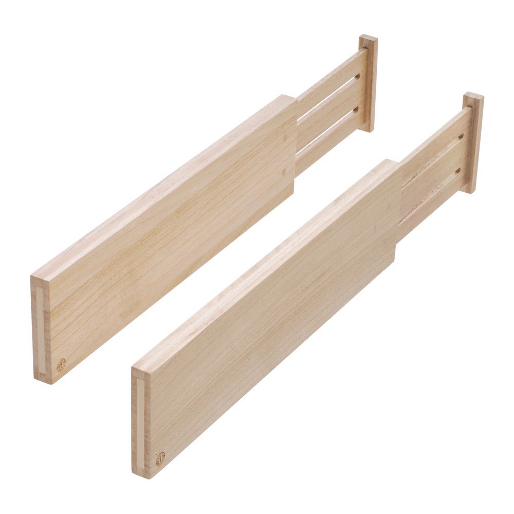 Sada 2 rozdělovačů do zásuvky ze dřeva paulownia iDesign Eco, výška 10,2 cm v:1387637