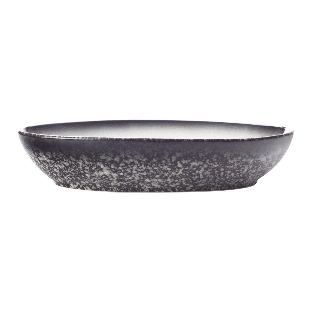 Bílo-černá keramická oválná miska Maxwell & Williams Caviar, délka 20 cm v:1422403