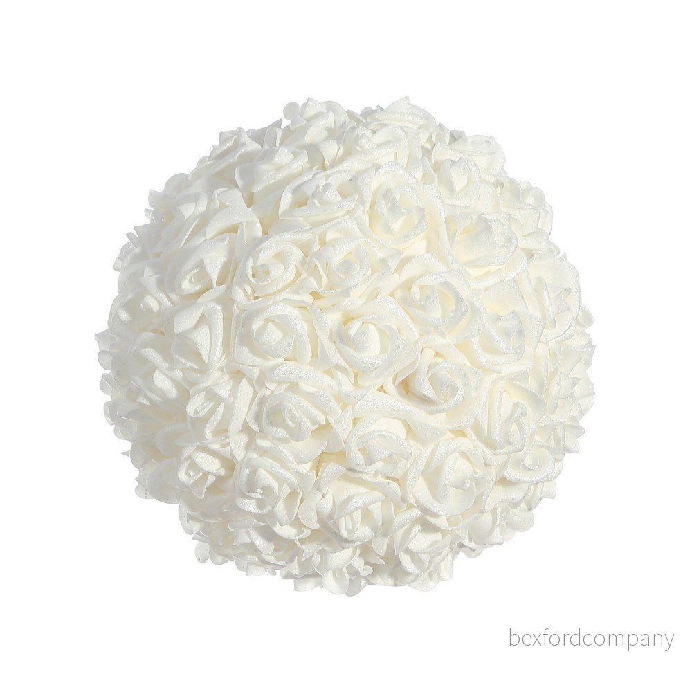 Bílá dekorace Denzzo Roses, průměr 20 cm v:913862