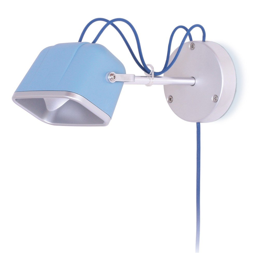 Nástěnná lampa SwabDesign Mob, světle modrá v:703788