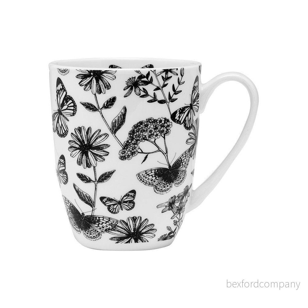 Hrnek z kostního porcelánu Ashdene Amelia Butterfly Daisy, 350 ml v:1069070