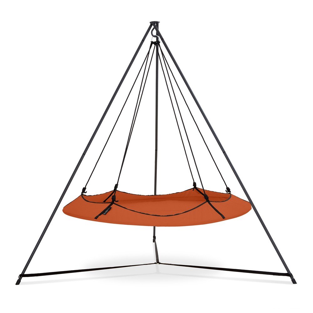 Oranžová zahradní houpačka se stojanem – Hangout Pod v:1523548