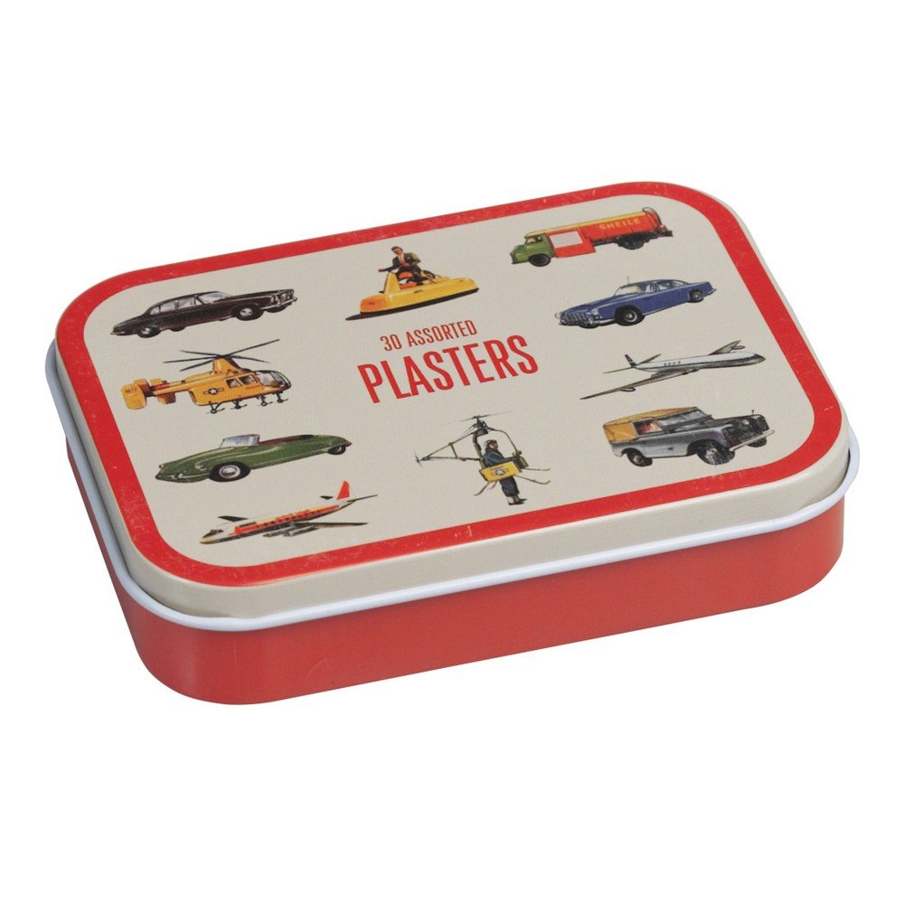 Sada náplastí v plechové krabičce Rex London Vintage Transport v:946166