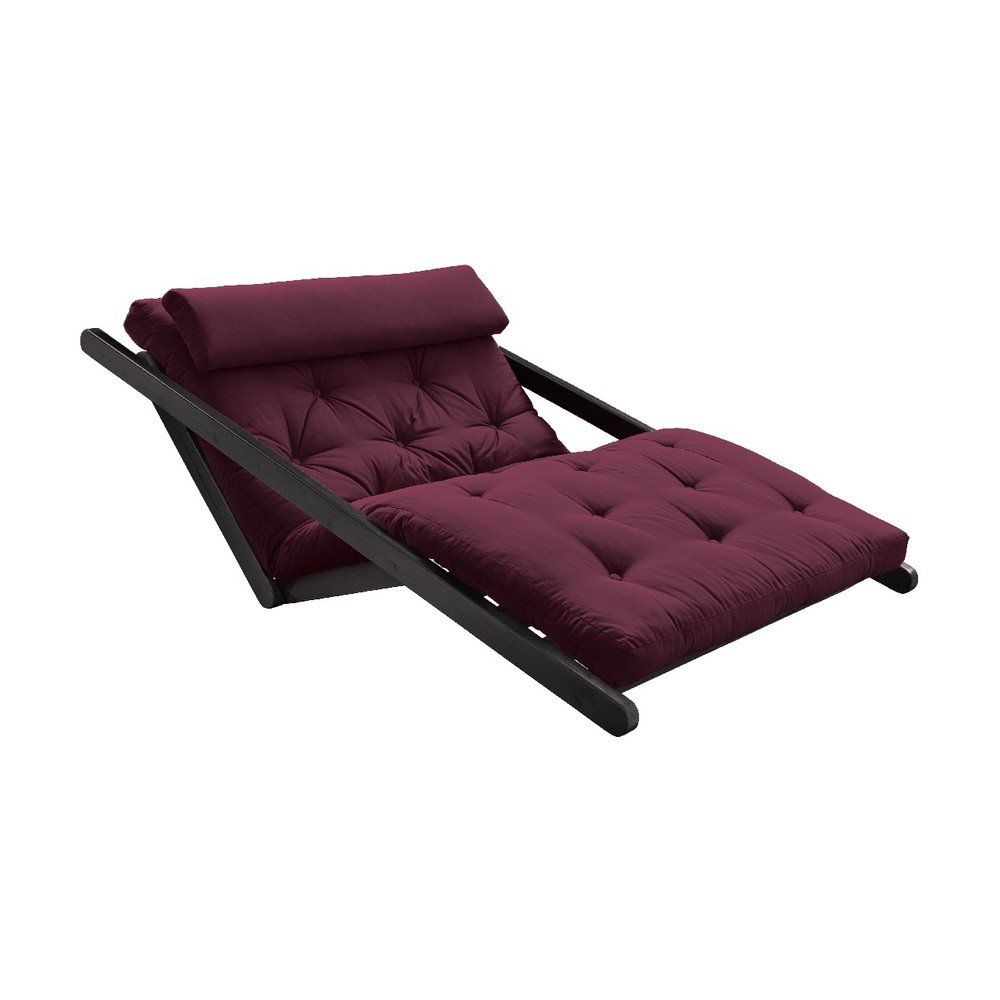 Dvoumístná variabilní lenoška Karup Design Figo Black/Bordeaux v:1225978