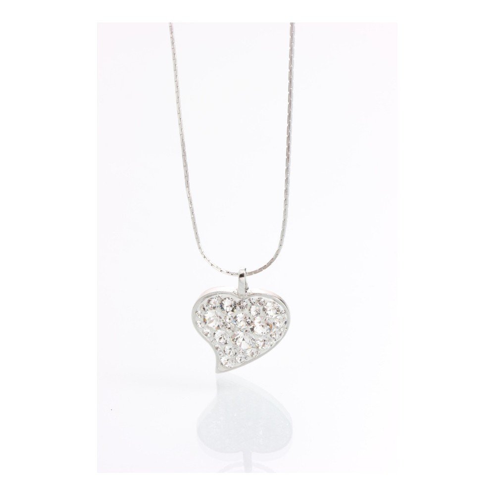 Náhrdelník se Swarovski Elements Laura Bruni Crystal Pure Vuola v:969016