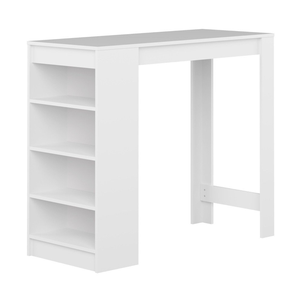 Bílý barový stůl s bílou deskou TemaHome Aravis v:938470