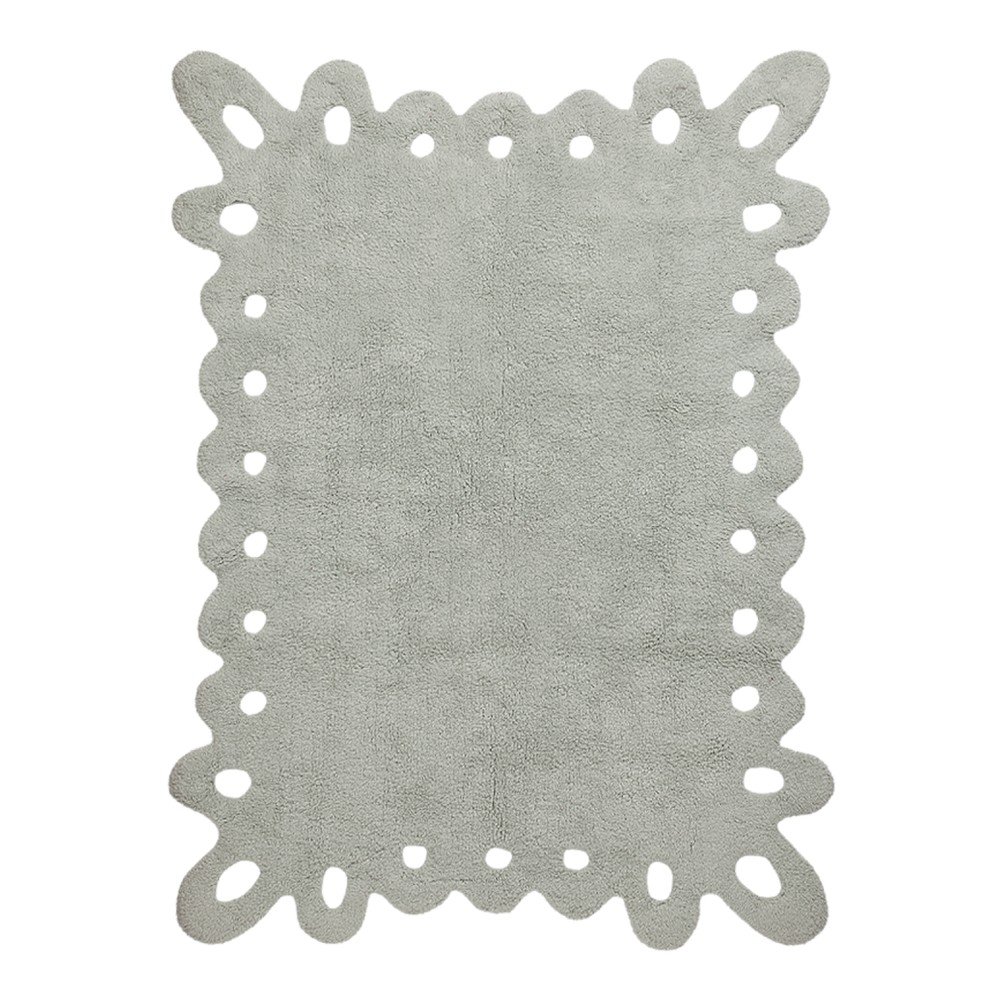 Šedý bavlněný ručně vyráběný koberec Lorena Canals Lace, 120 x 160 cm v:888932
