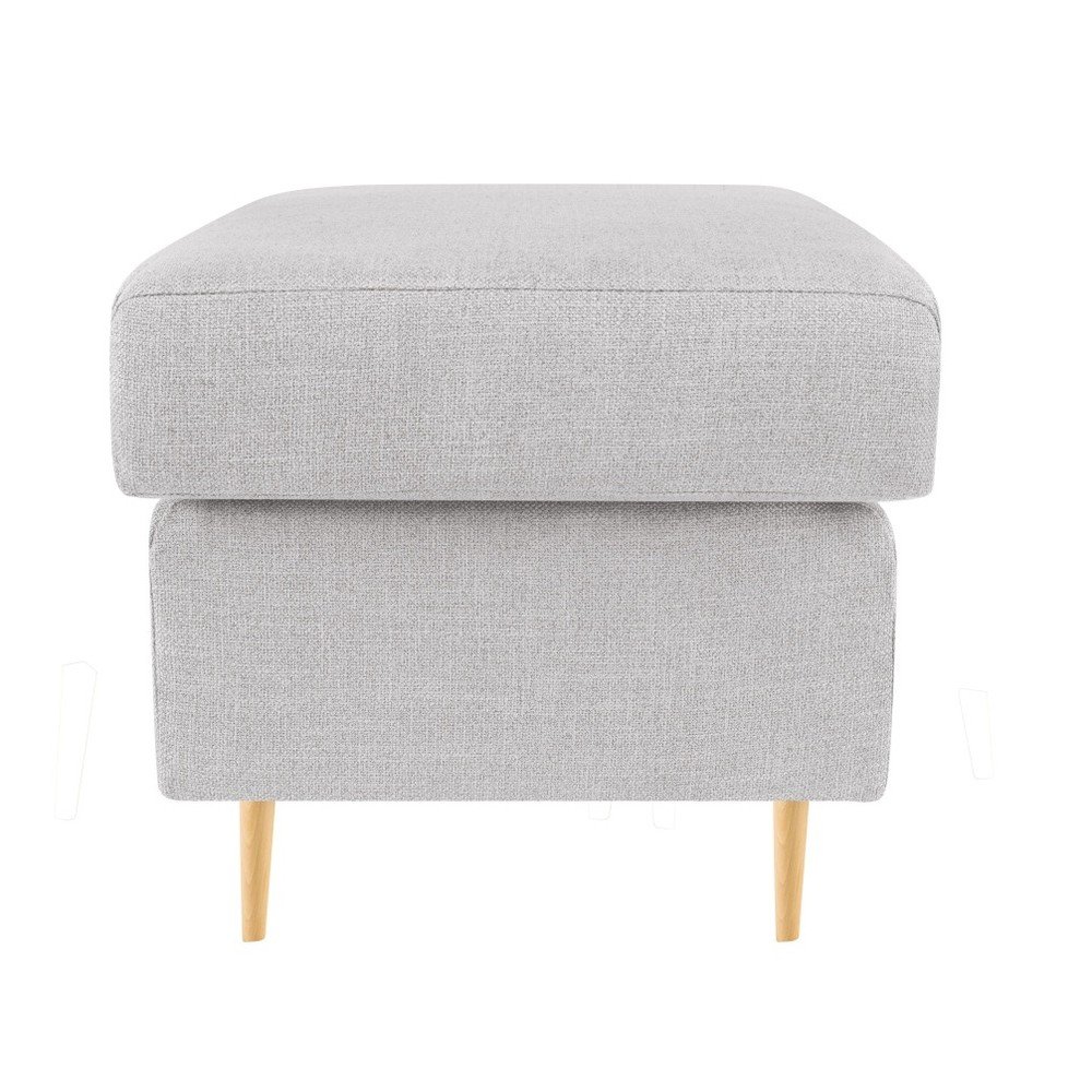 Světle šedá podnožka Mazzini Sofas Iris v:993498