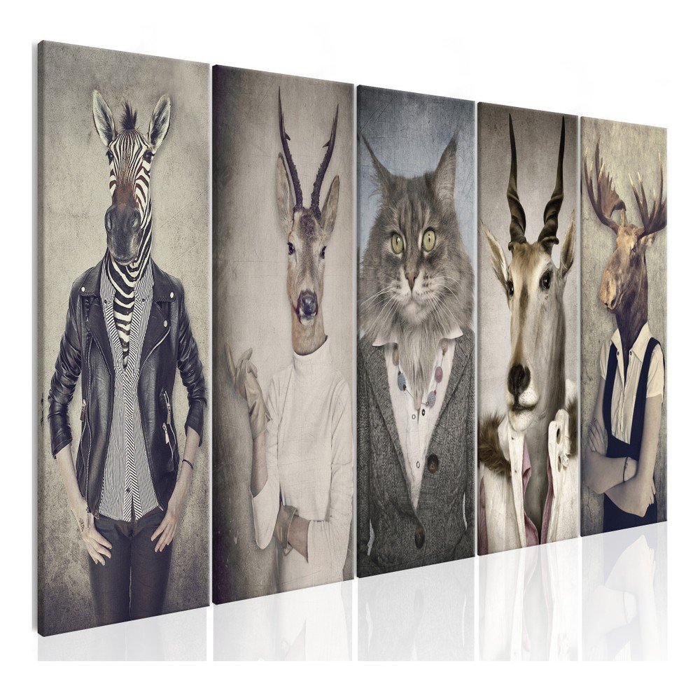 Obraz na plátně Artgeist Animal Mask, 200 x 80 cm v:1116208
