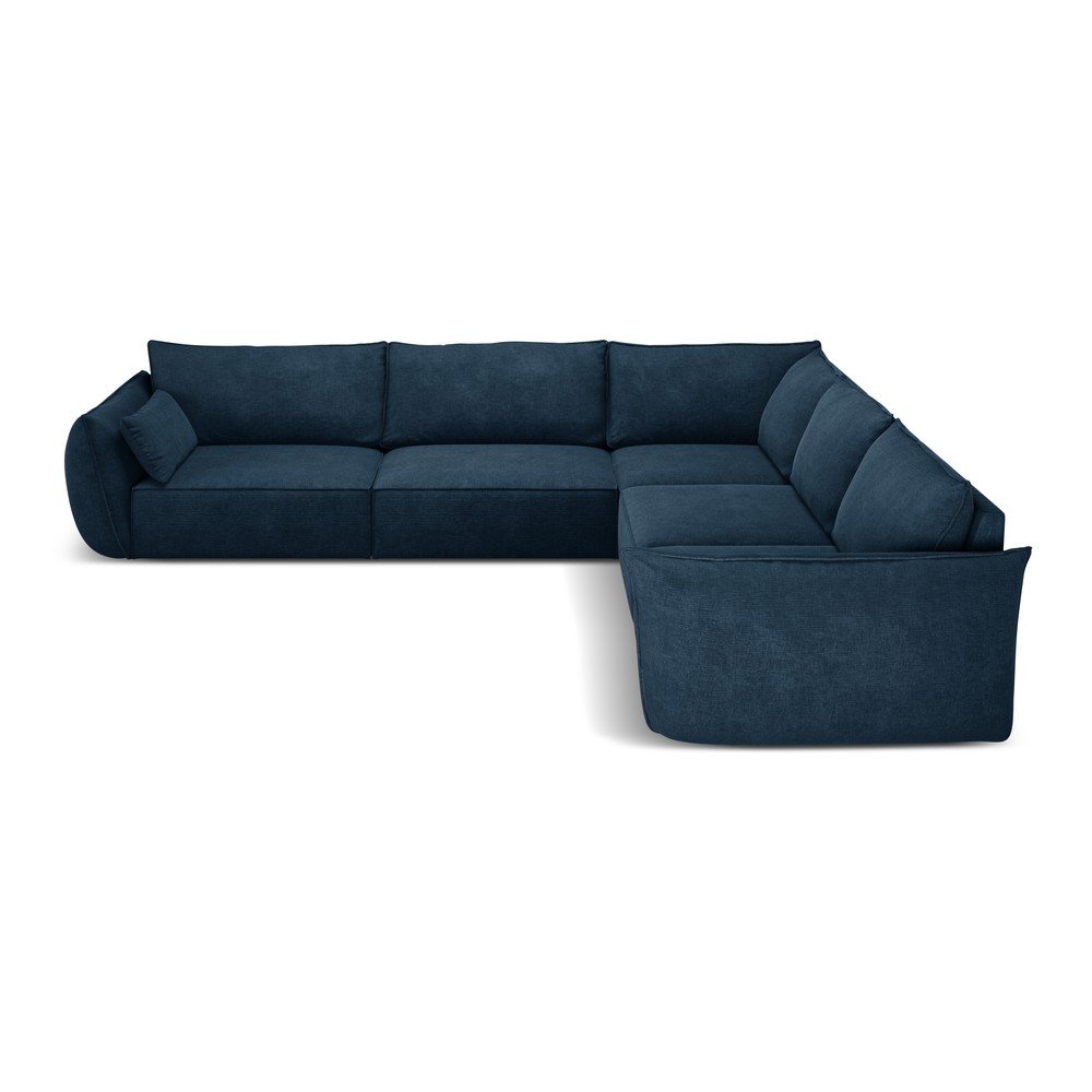 Tmavě modrá rohová pohovka Vanda – Mazzini Sofas v:1539858