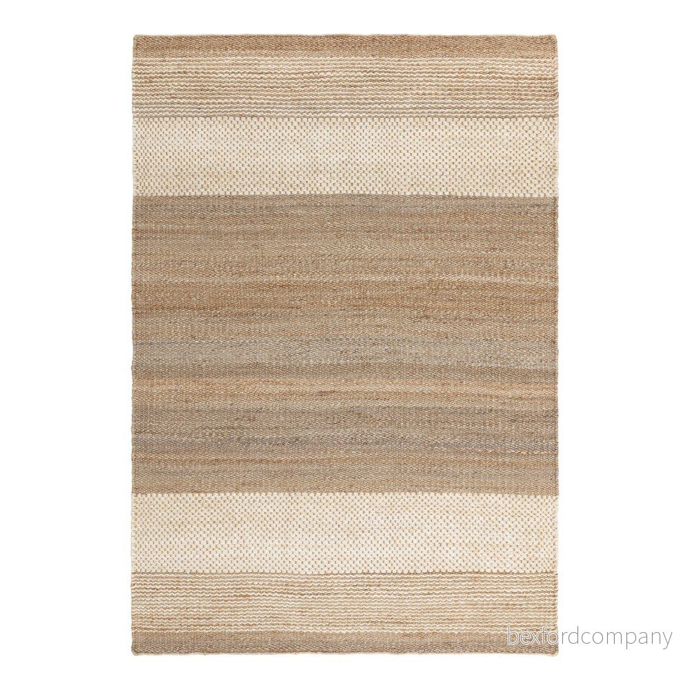 Bílo-béžový oboustranný ručně tkaný jutový koberec 200x300 cm Cedar – Asiatic Carpets v:1697060