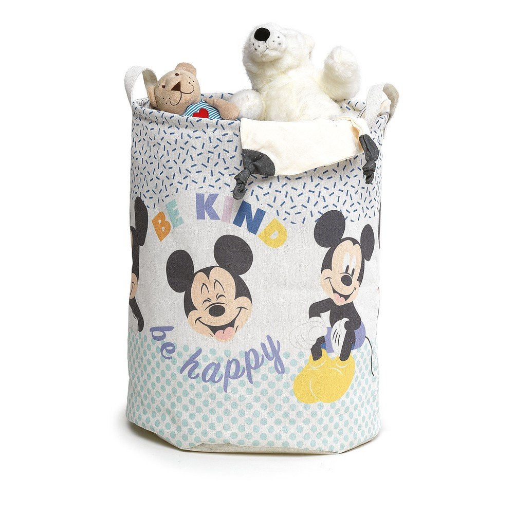 Dětský textilní úložný koš Domopak Disney Mickey, výška 45 cm v:1423555
