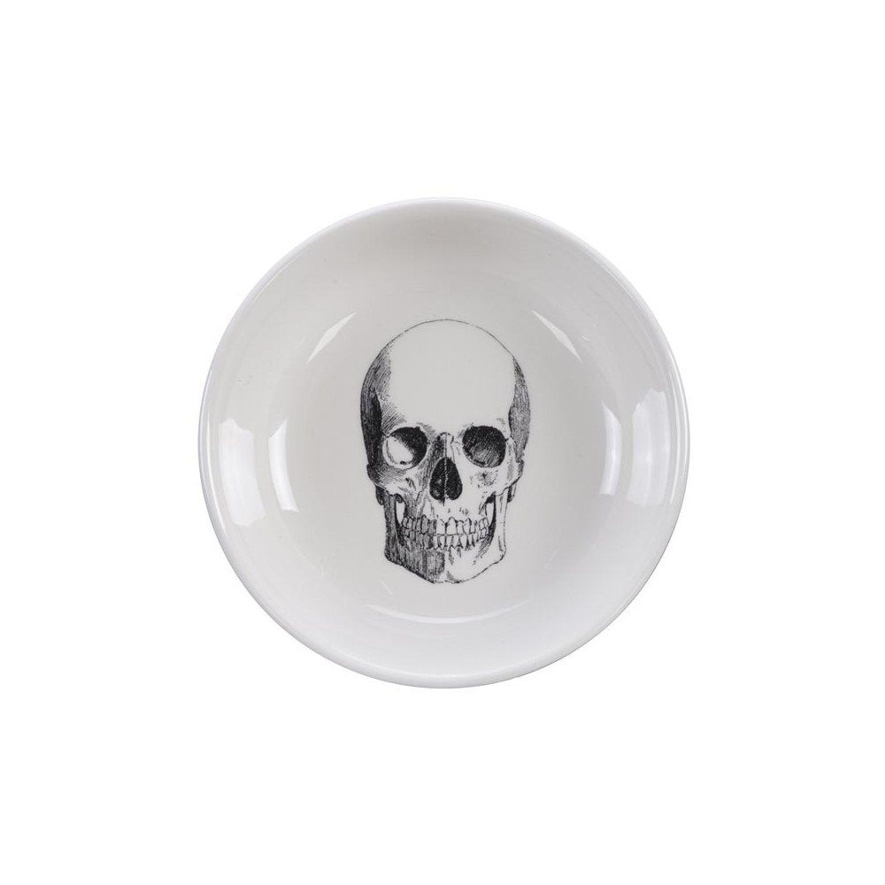 Černo-bílá miska Tokyo Design Studio Skull Bald, ø 11 cm v:1238346