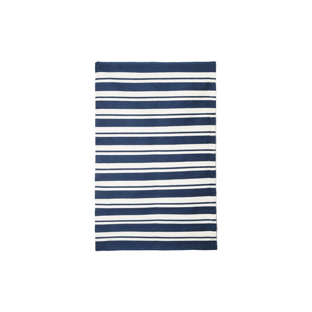 Modrobílý koberec TJ Serra Navy Stripes, 100 x 120 cm v:736682