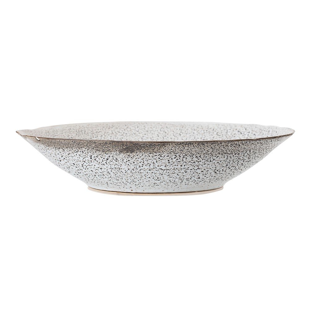 Šedo-bílá kameninová servírovací mísa Bloomingville Thea, ø 30 cm v:1414619