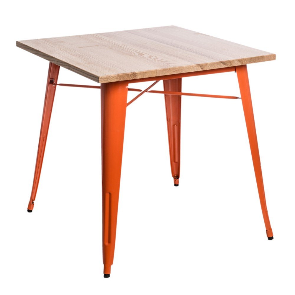 Oranžový jídelní stůl D2 Paris Ash Wood v:759854