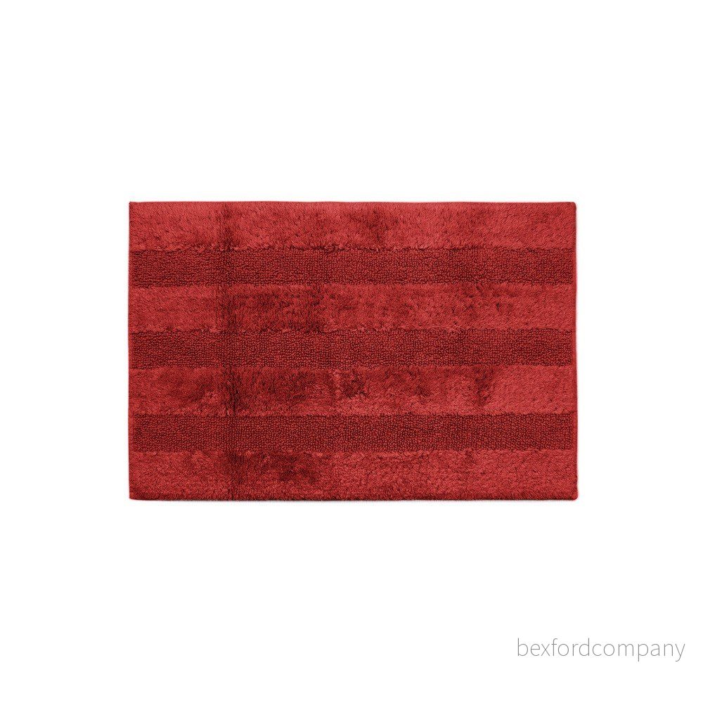 Červená koupelnová předložka Jalouse Maison Tapis De Bain Rouge, 50 x 70 cm v:1025426