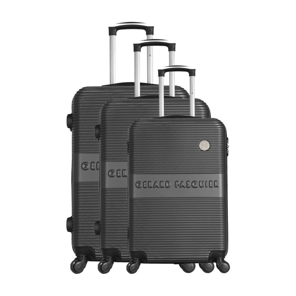 Sada 3 antracitových cestovních kufrů na kolečkách GERARD PASQUIER Classa Valises v:1267962