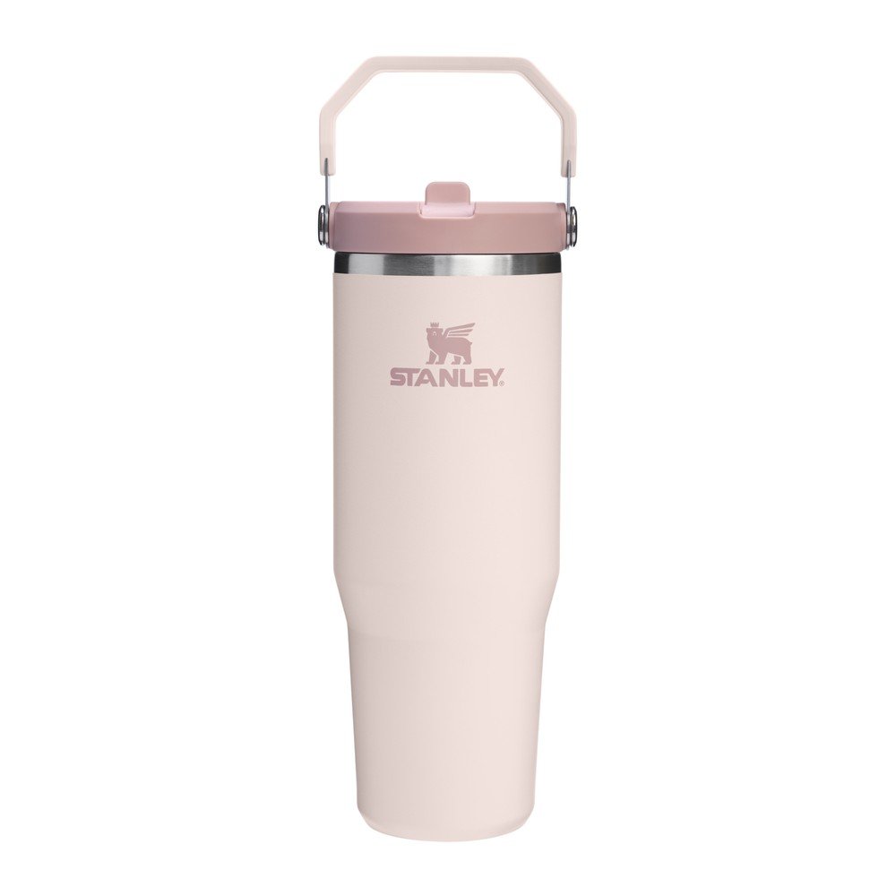 Světle růžová termoska z nerezové oceli 890 ml IceFlow™ Flip Straw 2.0 Tumbler Rose Quartz – Stanley v:1799726