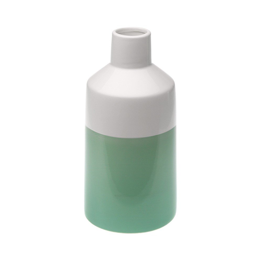 Bílo-zelená váza Versa Ceramic v:800752 Bílo-zelená váza Versa Ceramic v:800752