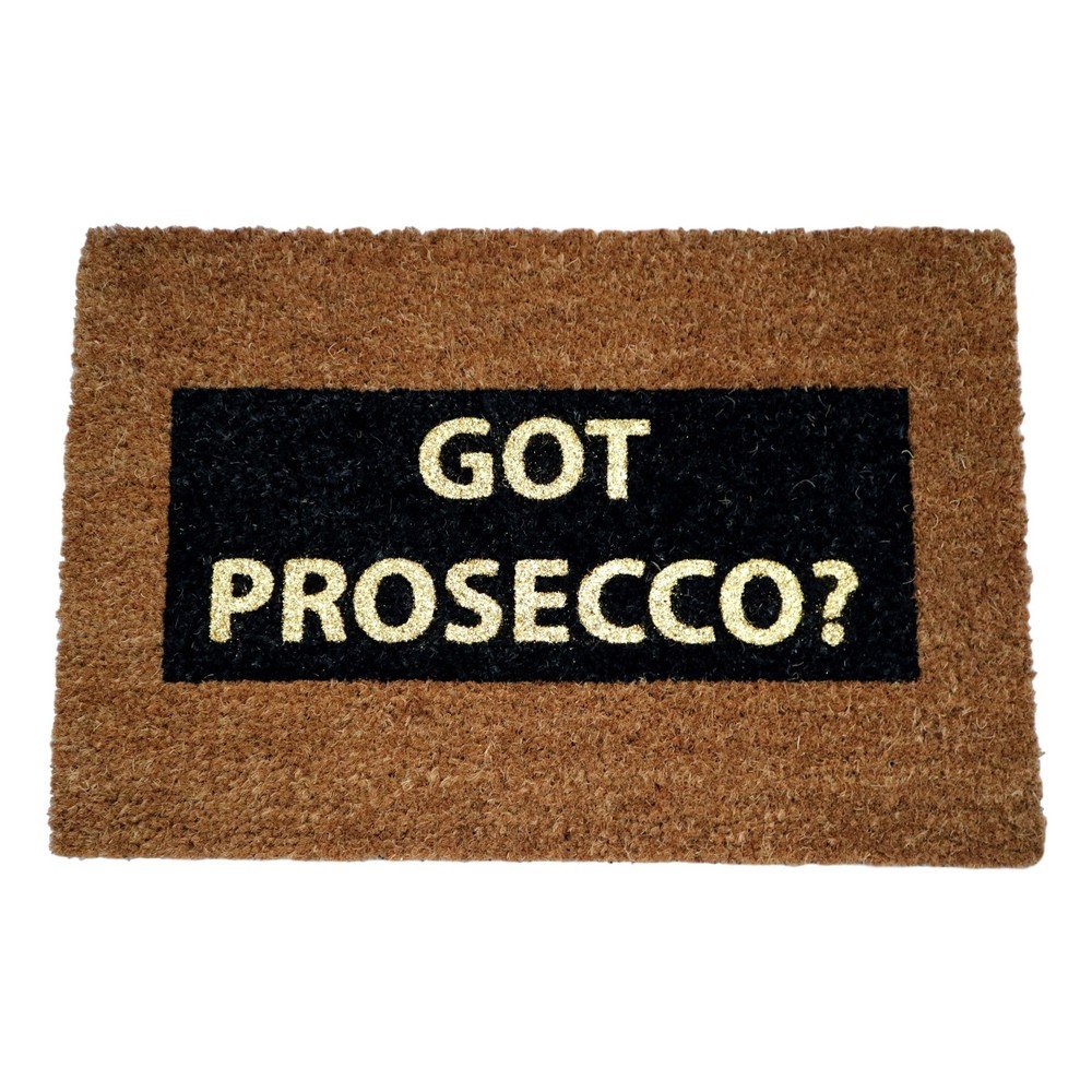 Rohožka z přírodního kokosového vlákna Artsy Doormats Got Prosecco Glitter, 40 x 60 cm v:1235772