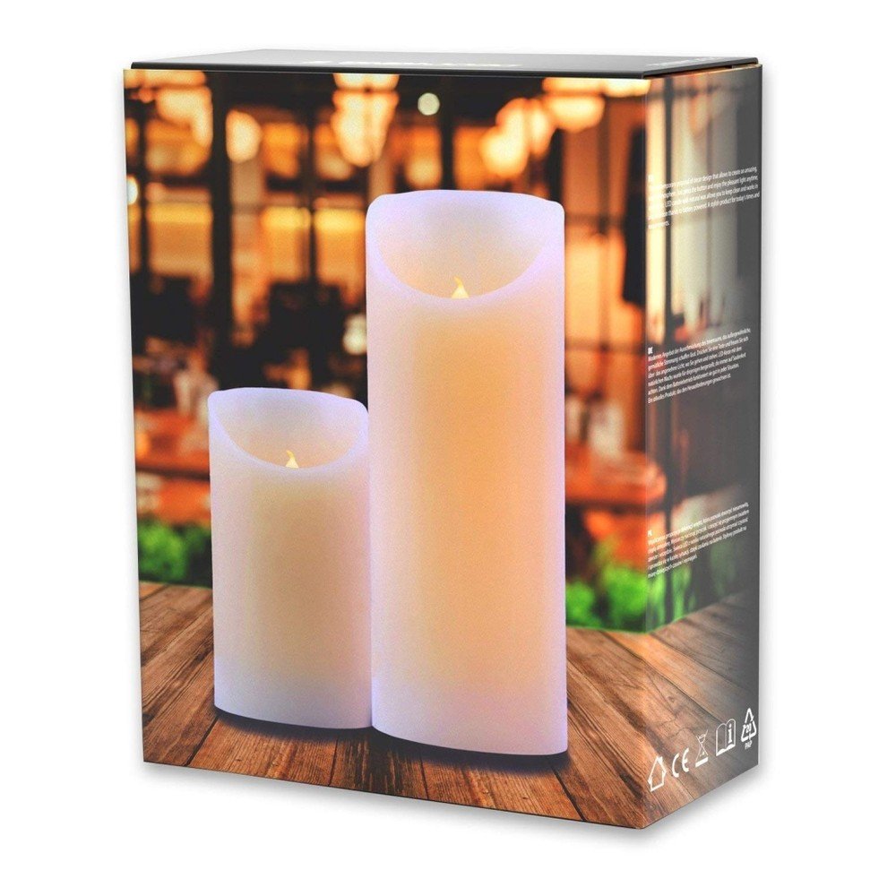 Sada 2 světelných svíček DecoKing Subtle Light v:1183152