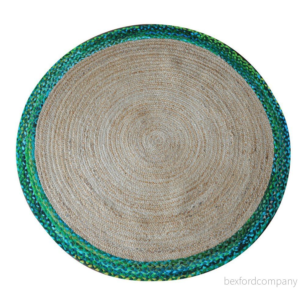 Ručně vyráběný koberec The Rug Republic Coino Green, ⌀ 120 cm v:1063268